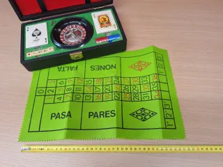 Estuche de Ruleta y Cartas Fournier
