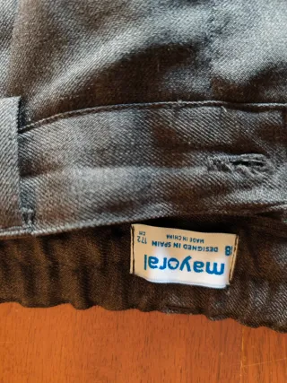 Pantalones Mayoral Talla 38 Gris