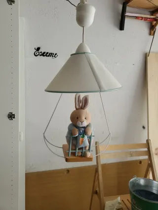 Lámpara infantil de conejo