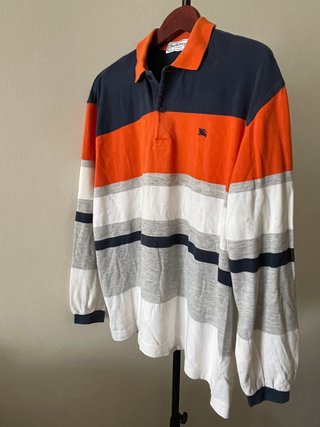 Polo Burberrys manga larga rayas