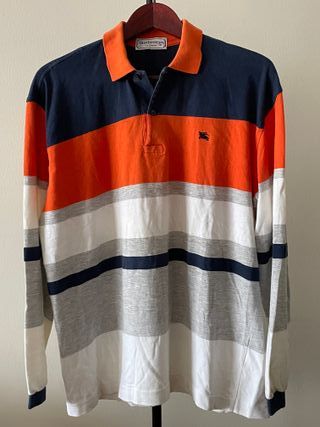 Polo Burberrys manga larga rayas