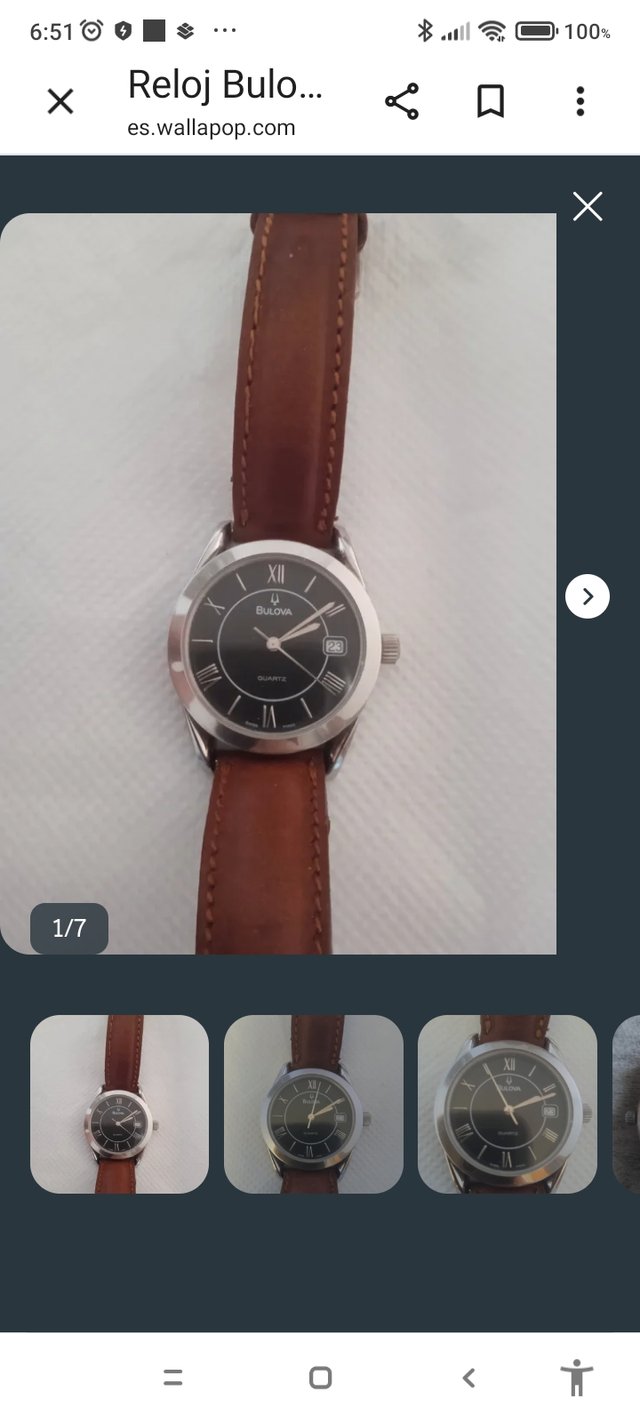 Reloj Bulova Cuarzo