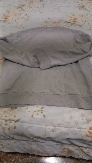 Felpa Diesel Grigia con Logo Rosso