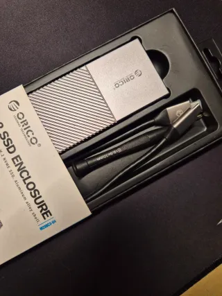 Carcasa Orico M.2 NVMe SSD 40Gbps Aluminio
