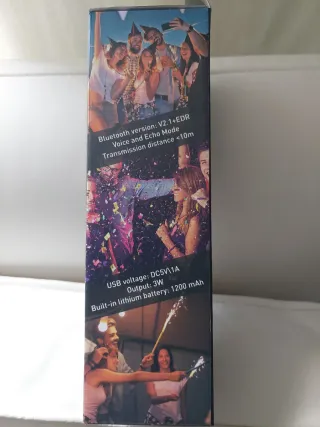 Micrófono Karaoke Bluetooth Inalámbrico