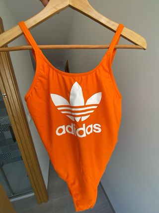 Bañador Adidas Naranja Mujer