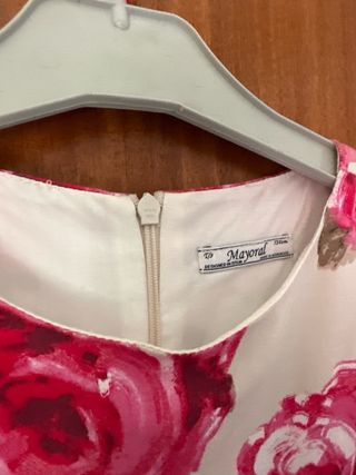 Vestido Mayoral flores rosas