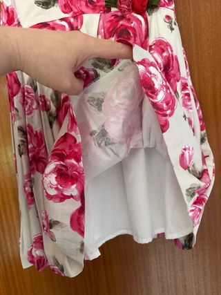 Vestido Mayoral flores rosas