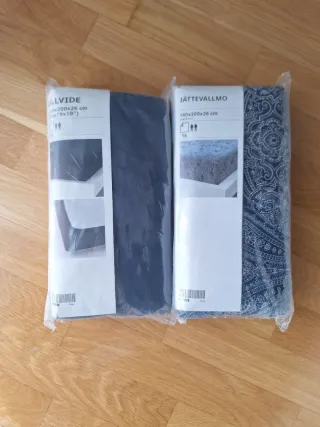Lote sabanas y fundas almohada IKEA sin estrenar