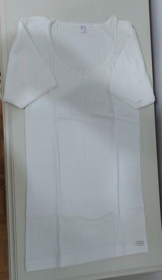 CAMISETA INTERIOR NIÑA M. CORTA T.16 BLANCO