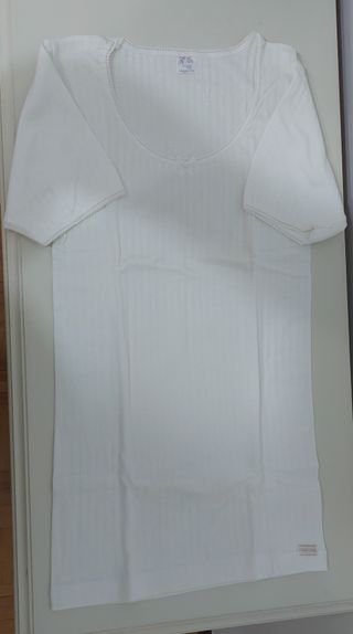 CAMISETA INTERIOR NIÑA M. CORTA T.16 BLANCO