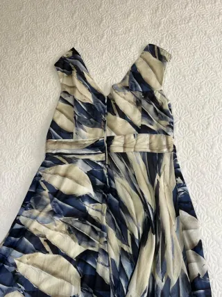 Vestido estampado mujer