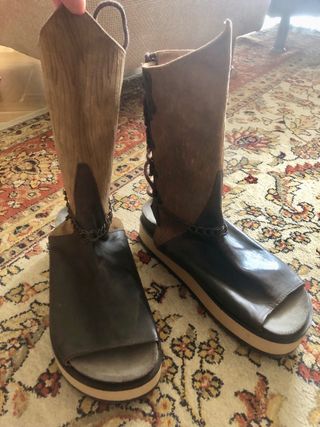 Botas Sandalias Handmade Talla 37