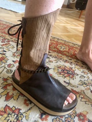 Botas Sandalias Handmade Talla 37