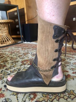 Botas Sandalias Handmade Talla 37