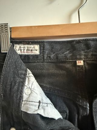 Falda vaquera negra Levi's Talla S