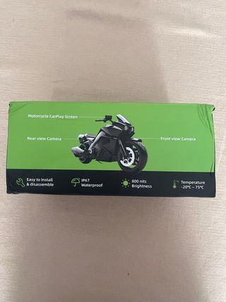 Pantalla Moto CarPlay Android Auto Inalambrico