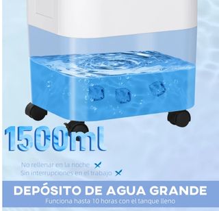 Enfriador Aire HOMCOM 3 Velocidades