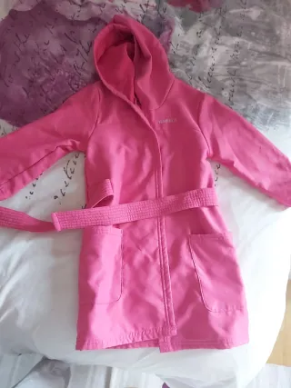 Albornoz niña Nabaiji rosa 4-5