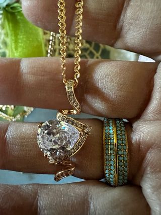 Collana nastro  diamante