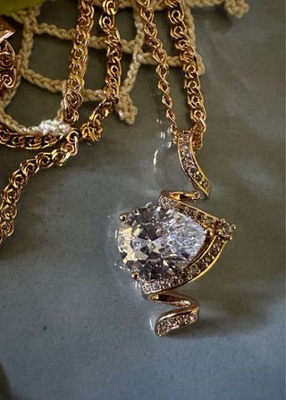 Collana nastro  diamante