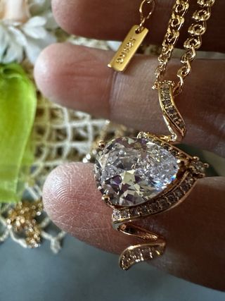 Collana nastro  diamante