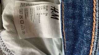 Pantalón vaquero mujer azul elastico