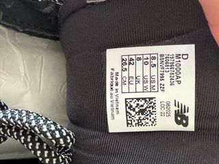 New Balance 1000 Talla 42 Negro