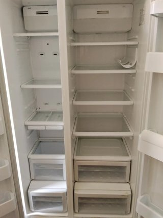 Frigorífico americano blanco marca Samsung