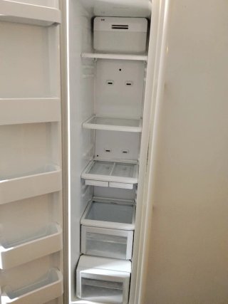 Frigorífico americano blanco marca Samsung