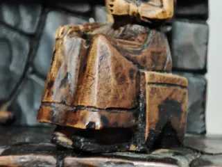 Talla de madera lareira