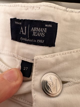 Vaqueros pitillo Armani Jeans Talla 27