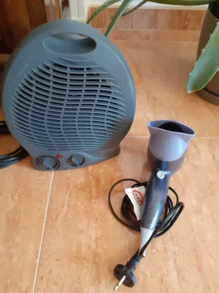 Calefactor y Secador de Pelo Rowenta