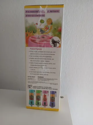 Licuadora Portátil 380ml Andowl 22000RPM