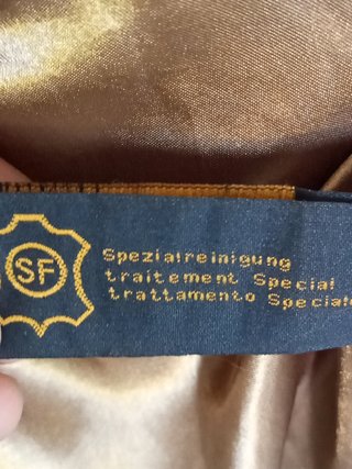 Chaqueta de gamuza vintage hombre T.48