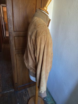 Chaqueta de gamuza vintage hombre T.48