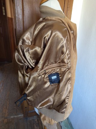 Chaqueta de gamuza vintage hombre T.48