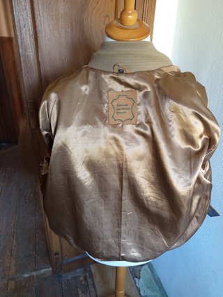 Chaqueta de gamuza vintage hombre T.48