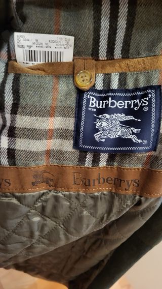 Chaqueta/Parka Burberrys en ante marrón