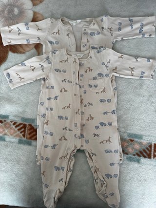 Lote 8 Pijamas Bebé gemelos Mayoral 6-9 Meses