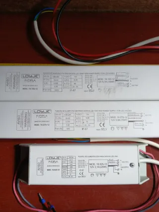 Lote componentes iluminación LED Foco