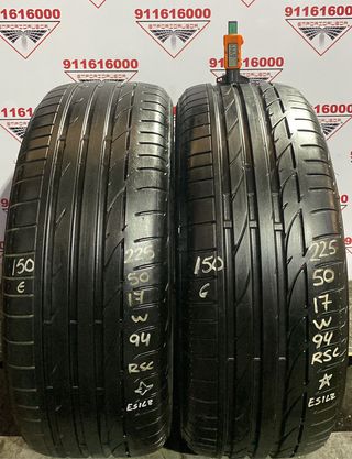 225 50 17 W BRIDGESTONE RUEDA AL 90% VIDA UTIL