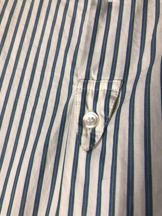 Camisa Henley Rayas Azules y Verdes Soeur