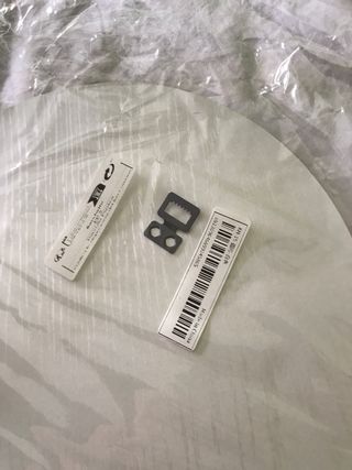 Espejo redondo de cristal y plástico 30x30cm