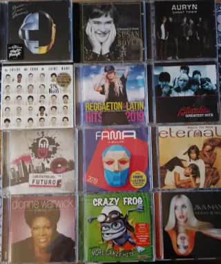 CD Música internacional, pop, dance,,