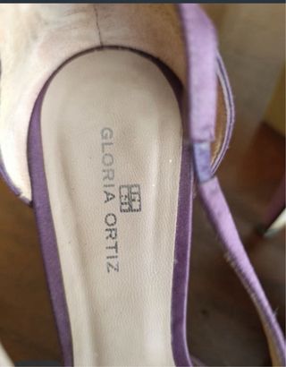 Sandalias Gloria Ortiz Talla 39 Morado
