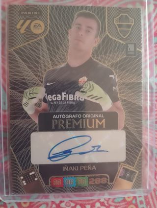 Cromo Panini EA Sports Iñaki Peña Premium