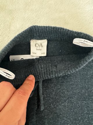 Lote 2 Pantalones C&A Bebés gemelos 6-9 Meses