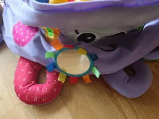 Pulpo de peluche para bebé con bolas