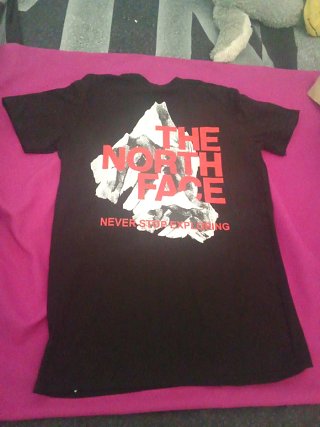 Camiseta The North Face Negra Talla S